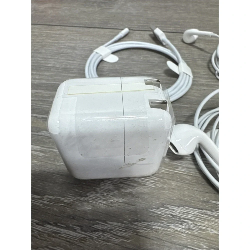 Apple 10W Genuine USB Wall Power Adapter Charger Lightning Cable for iPad iPhone